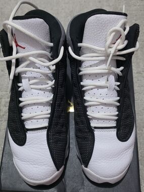 Nike Air Jordan Retro White Black Flint 13s